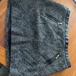 Express tweed mini skirt